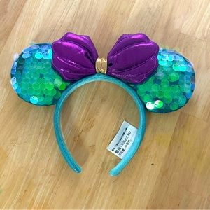 Used, Like new Little Mermaid minnie ears